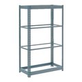 Global Industrial Heavy Duty Shelving 48W x 24D x 60H With 4 Shelves, No Deck, Gray B2297684